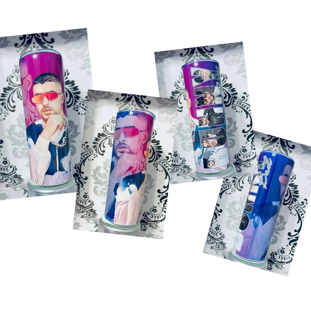 Bad Bunny 20oz Tumbler w/Straw